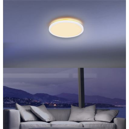 Globo - LED Dimmable bathroom ceiling light LED/24W/230V d. 42 cm IP44 white