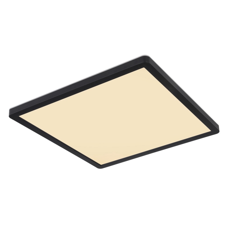 Globo - LED Dimmable bathroom ceiling light LED/18W/230V 29,4x29,4 cm IP44 black