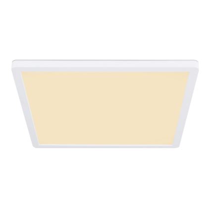 Globo - LED Dimmable bathroom ceiling light LED/18W/230V 29,4x29,4 cm IP44 white
