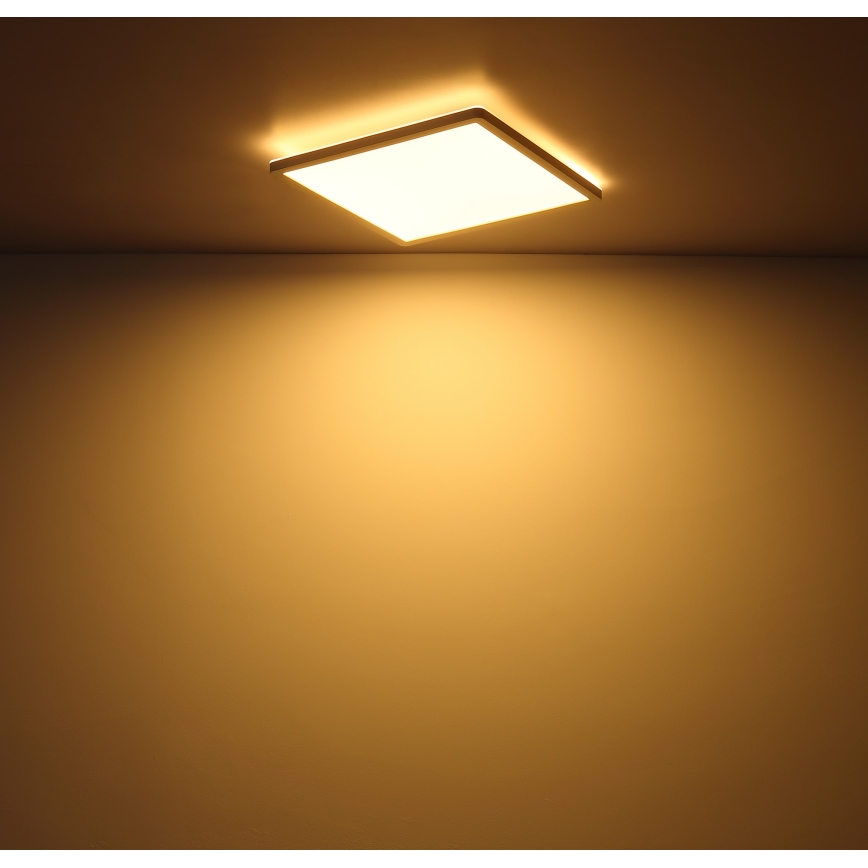 Globo - LED Dimmable bathroom ceiling light LED/18W/230V 29,4x29,4 cm IP44 white