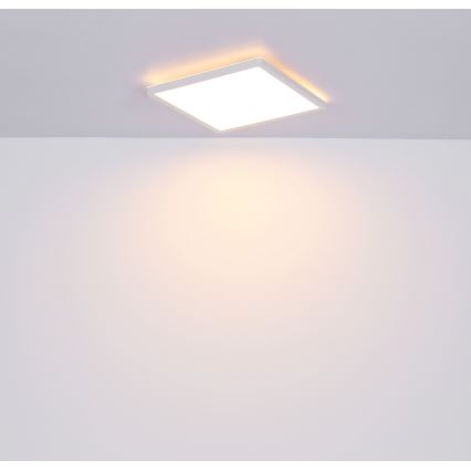 Globo - LED Dimmable bathroom ceiling light LED/18W/230V 29,4x29,4 cm IP44 white