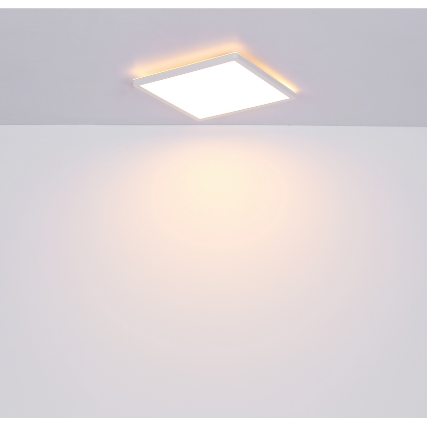 Globo - LED Dimmable bathroom ceiling light LED/18W/230V 29,4x29,4 cm IP44 white