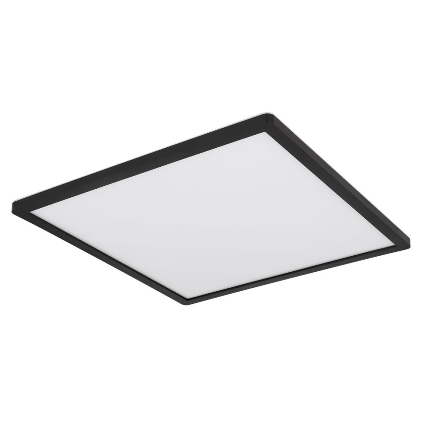 Globo - LED Dimmable bathroom ceiling light LED/24W/230V 42x42 cm IP44 black