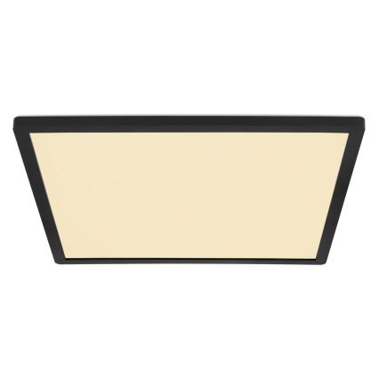 Globo - LED Dimmable bathroom ceiling light LED/24W/230V 42x42 cm IP44 black