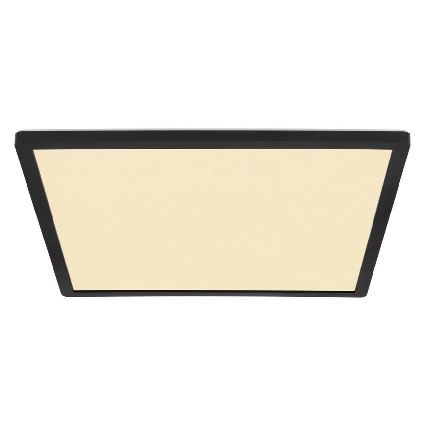 Globo - LED Dimmable bathroom ceiling light LED/24W/230V 42x42 cm IP44 black