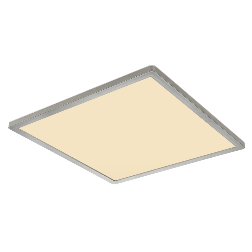 Globo - LED Dimmable bathroom ceiling light LED/24W/230V 42x42 cm IP44 matte chrome