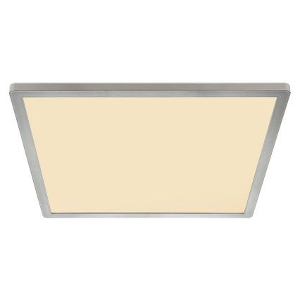 Globo - LED Dimmable bathroom ceiling light LED/24W/230V 42x42 cm IP44 matte chrome