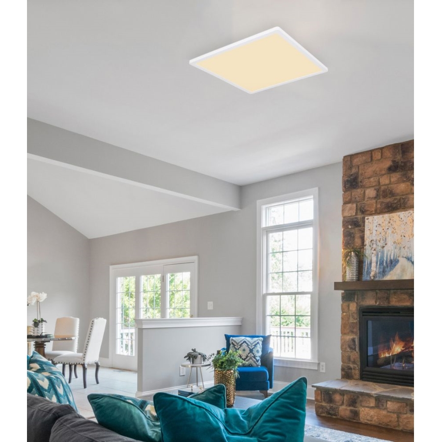 Globo - LED Dimmable bathroom ceiling light LED/24W/230V 42x42 cm IP44 white