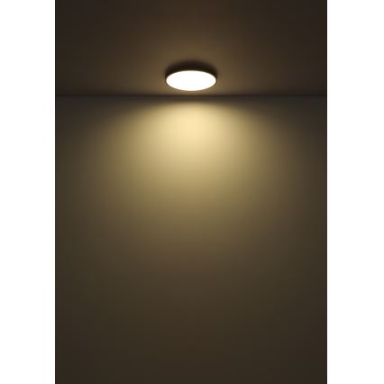 Globo - LED Ceiling light LED/15W/230V 4000K d. 23 cm black