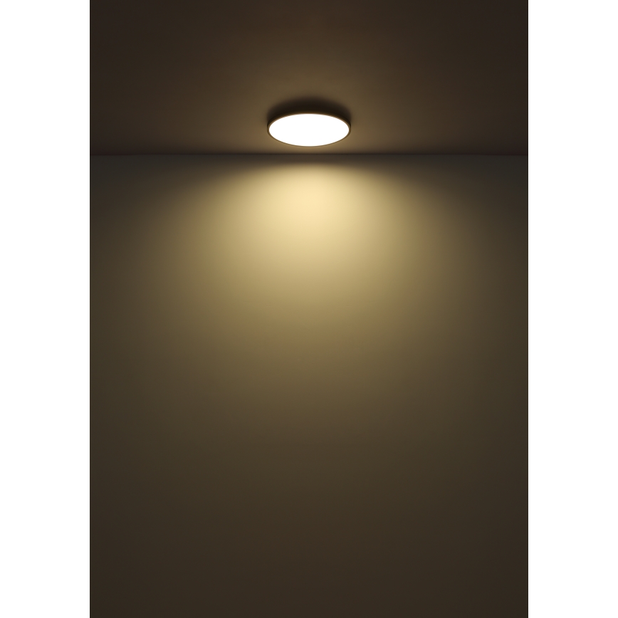 Globo - LED Ceiling light LED/15W/230V 4000K d. 23 cm black
