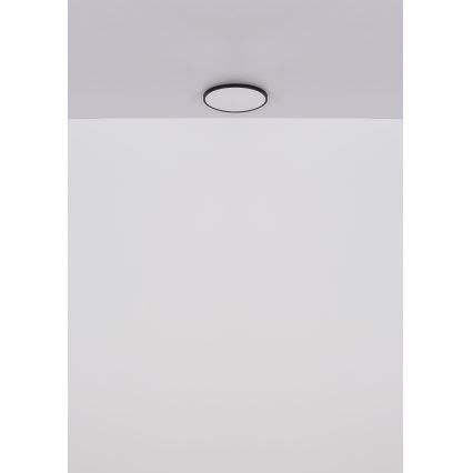 Globo - LED Ceiling light LED/15W/230V 4000K d. 23 cm black