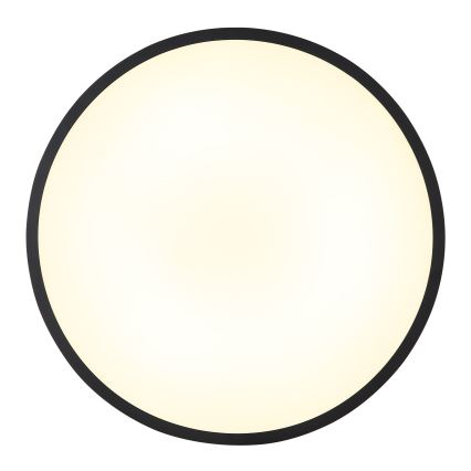 Globo - LED Ceiling light LED/15W/230V 4000K d. 23 cm black
