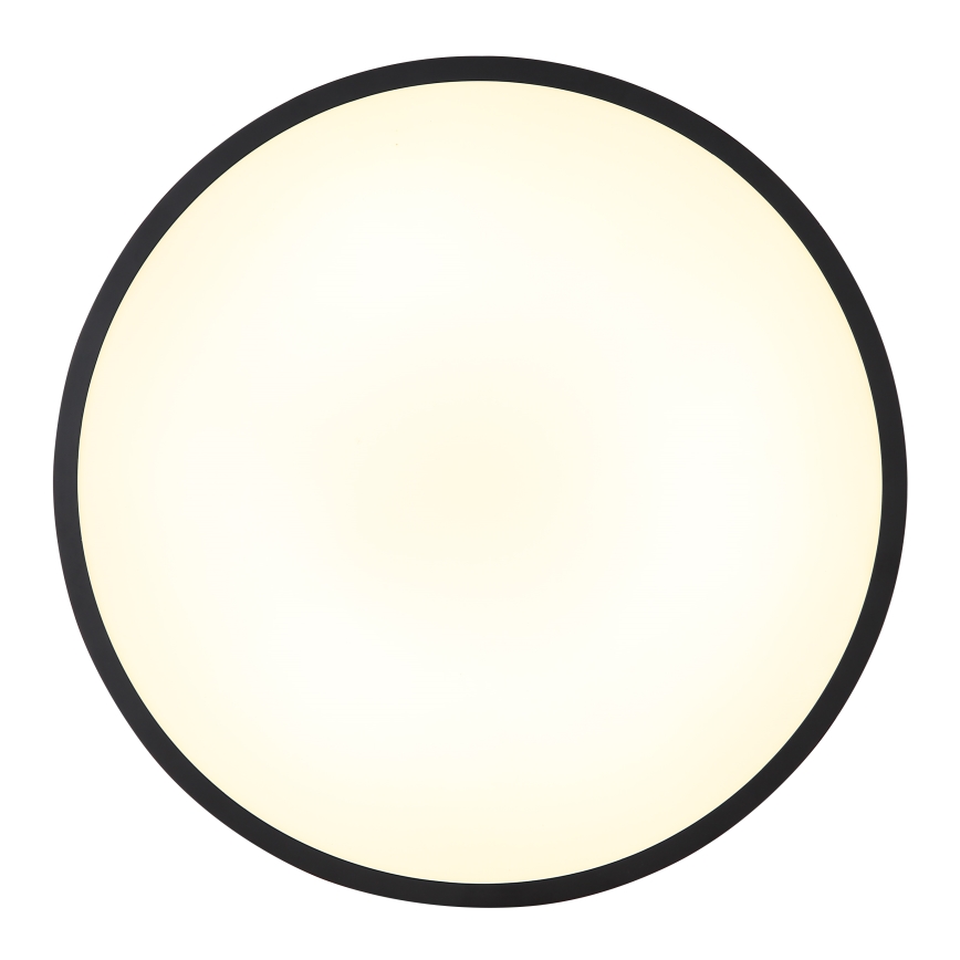 Globo - LED Ceiling light LED/15W/230V 4000K d. 23 cm black
