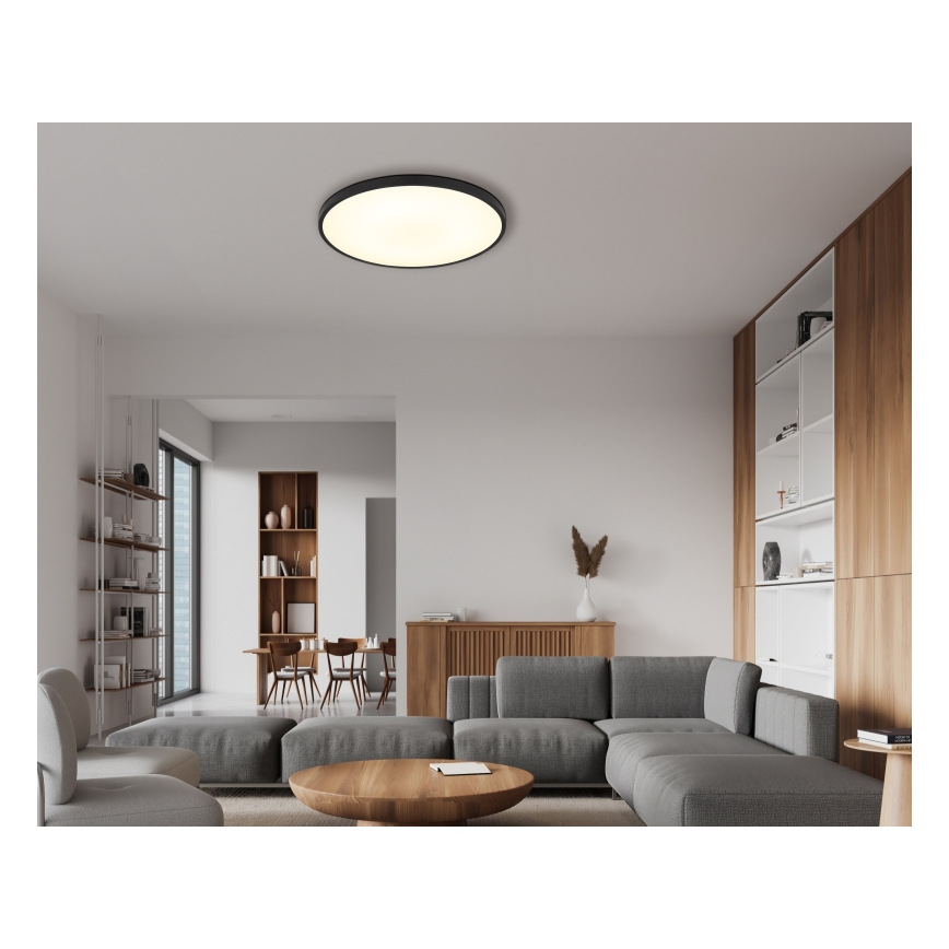 Globo - LED Ceiling light LED/32W/230V 4000K d. 40 cm black