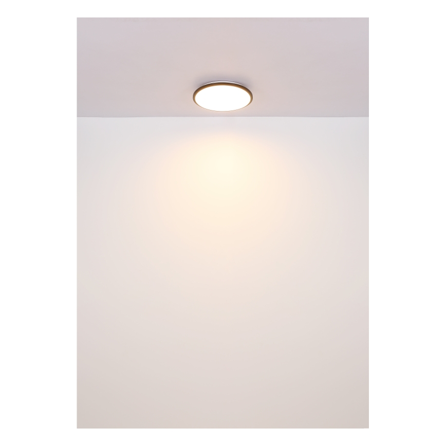 Globo - LED Ceiling light LED/18W/230V 3000K d. 35 cm black