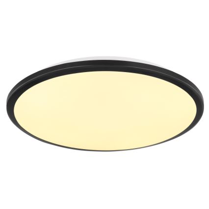 Globo - LED Ceiling light LED/18W/230V 3000K d. 35 cm black