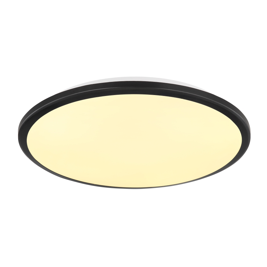 Globo - LED Ceiling light LED/18W/230V 3000K d. 35 cm black