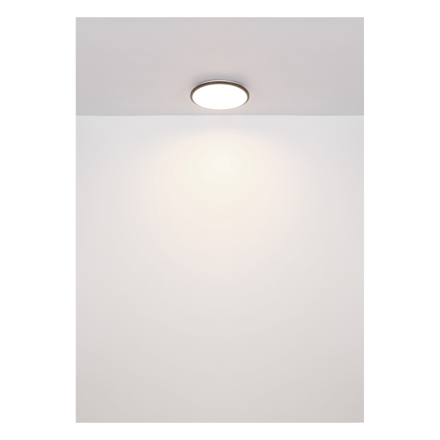 Globo - LED Ceiling light LED/18W/230V 4000K d. 35 cm black