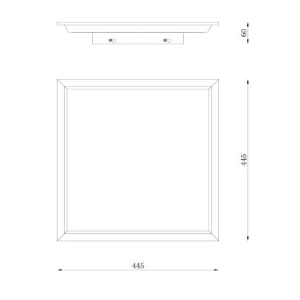 Globo - LED Ceiling light LED/24W/230V