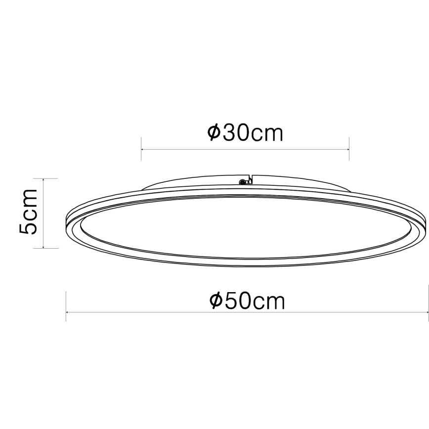 Globo - LED Ceiling light LED/58W/230V d. 50 cm