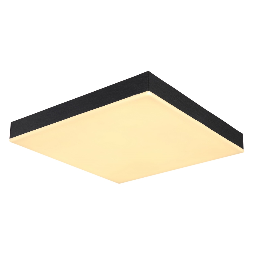 Globo - LED Ceiling light LED/18W/230V 30x30 cm black