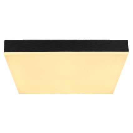 Globo - LED Ceiling light LED/18W/230V 30x30 cm black