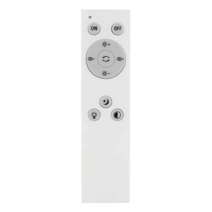 Globo - LED Dimmable ceiling light LED/24W/230V 2700-6500K black + remote control