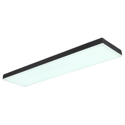 Globo - LED Dimmable ceiling light LED/24W/230V 2700-6500K black + remote control