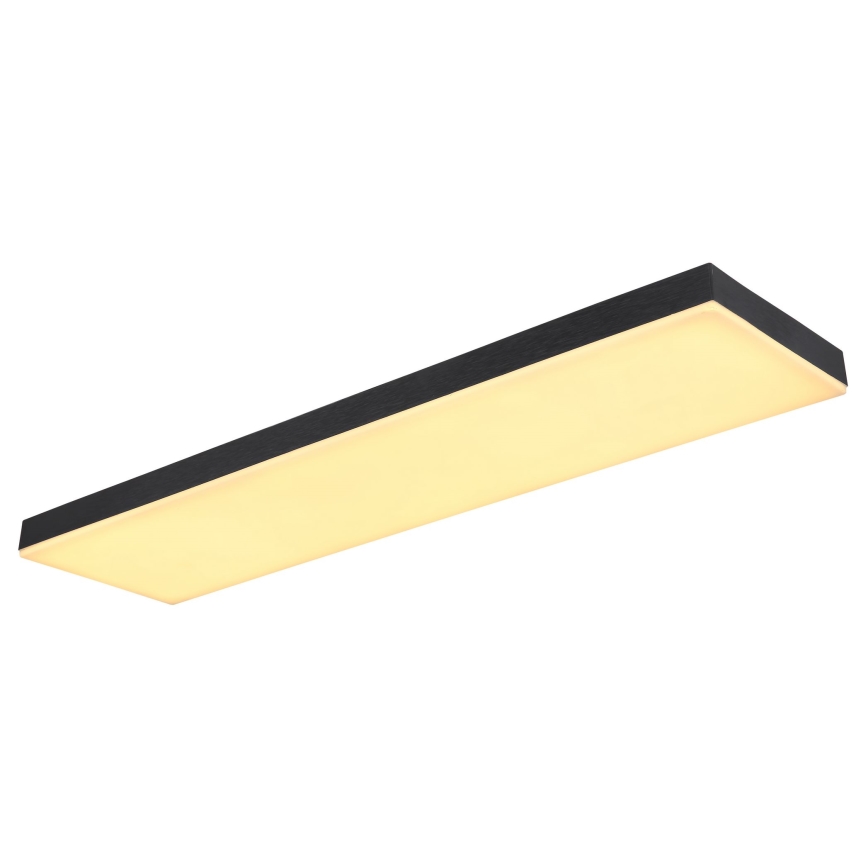 Globo - LED Dimmable ceiling light LED/24W/230V 2700-6500K black + remote control