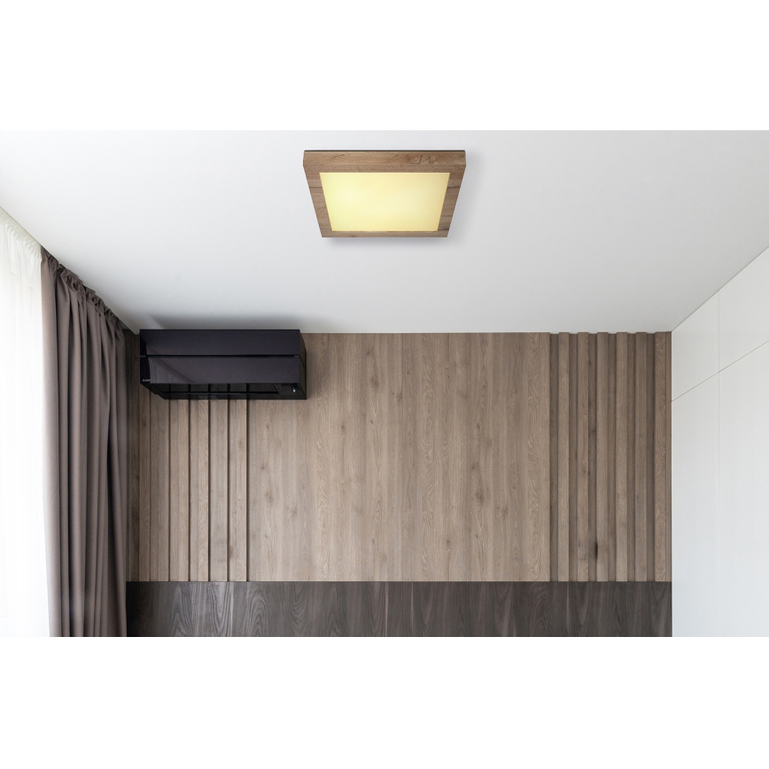 Globo - LED Ceiling light LED/16W/230V brown