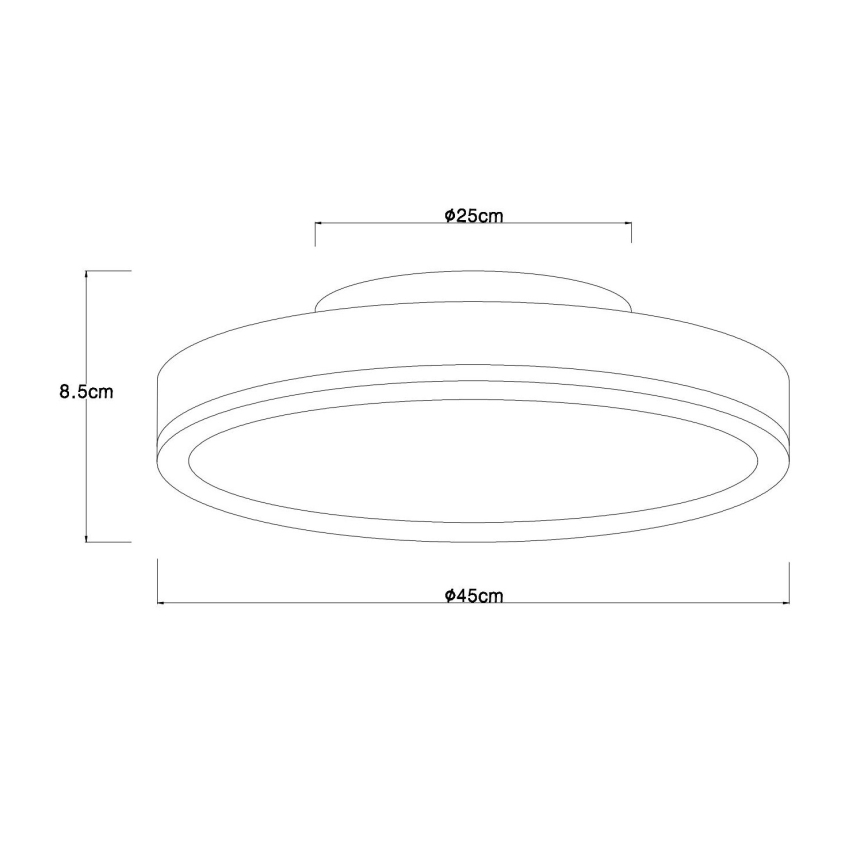 Globo - Dimmable LED Ceiling Light LED/24W/230V 2700-6500K Ø 45 cm + Remote Control