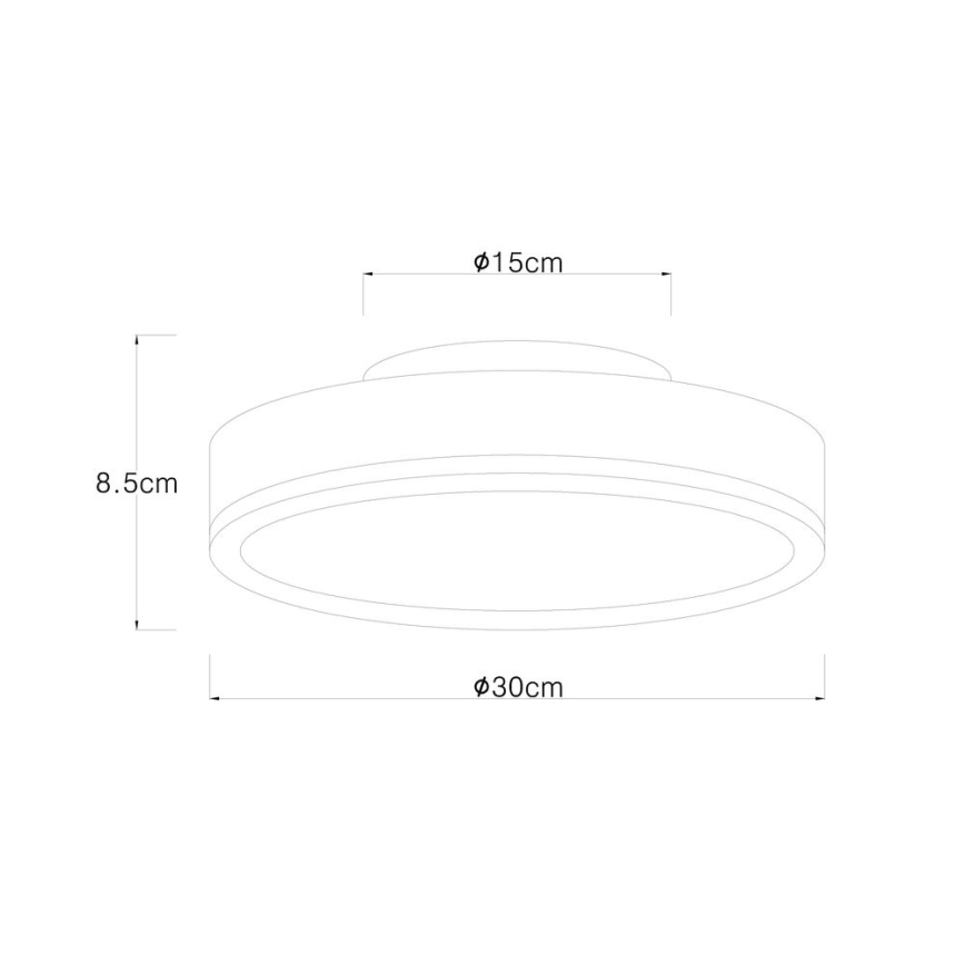 Globo - LED Ceiling light LED/12W/230V d. 30 cm