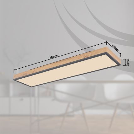 Globo - LED Dimmable ceiling light LED/24W/230V 2700-6500K + remote control