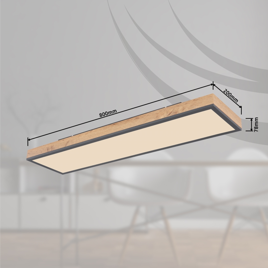 Globo - LED Dimmable ceiling light LED/24W/230V 2700-6500K + remote control