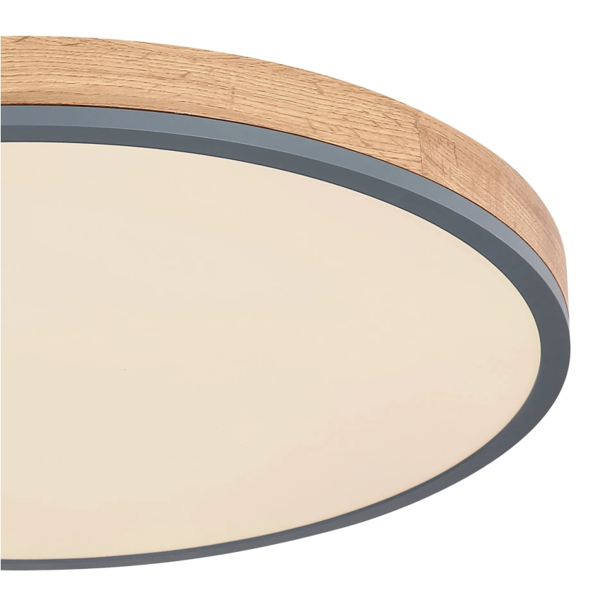 Globo - LED Dimmable ceiling light LED/40W/230V 2700-6500K d. 60 cm + remote control brown/grey