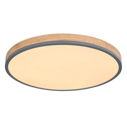 Globo - LED Dimmable ceiling light LED/40W/230V 2700-6500K d. 60 cm + remote control brown/grey