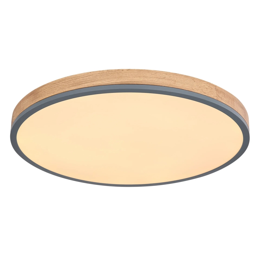 Globo - LED Dimmable ceiling light LED/40W/230V 2700-6500K d. 60 cm + remote control brown/grey