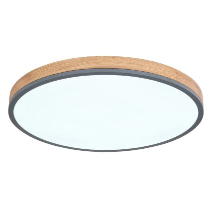 Globo - LED Dimmable ceiling light LED/40W/230V 2700-6500K d. 60 cm + remote control brown/grey
