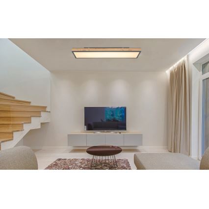 Globo - Dimmable LED Ceiling Light LED/36W/230V 2700-6500K Brown/Grey + Remote Control