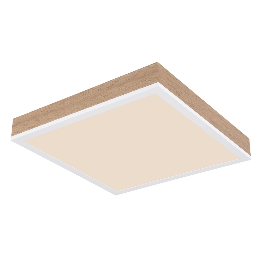 Globo - LED Ceiling light LED/12W/230V 30x30 cm brown