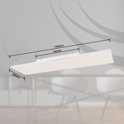 Globo - LED RGBW Dimmable ceiling light LED/44W/230V Wi-Fi Tuya + remote control
