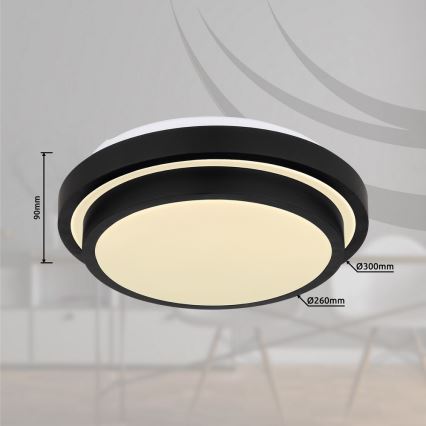 Globo - LED Bathroom ceiling light with a sensor LED/18W/230V IP44