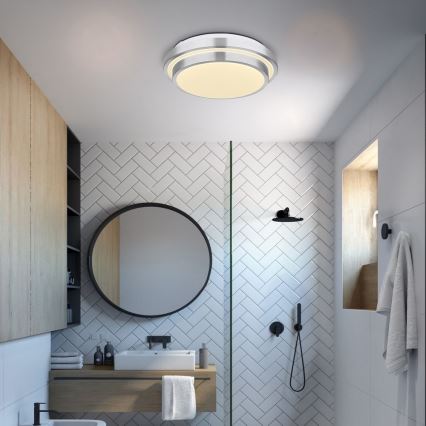Globo - LED Bathroom ceiling light with a sensor LED/18W/230V IP44