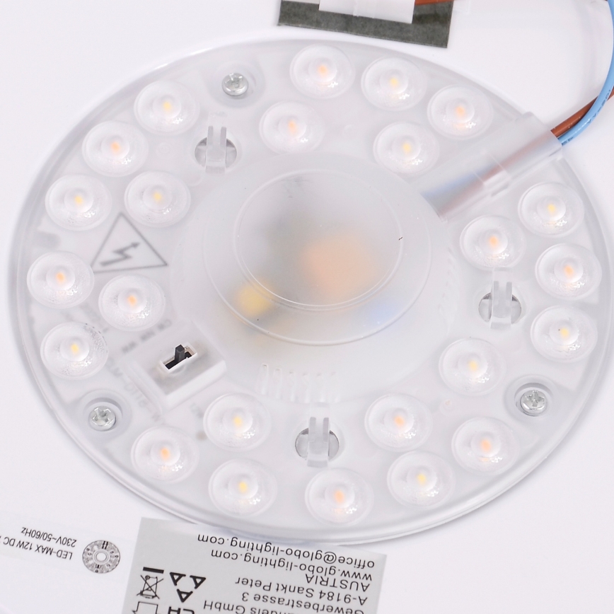 Globo - LED Ceiling light LED/12W/230V 307 mm 3000/4500/6000K