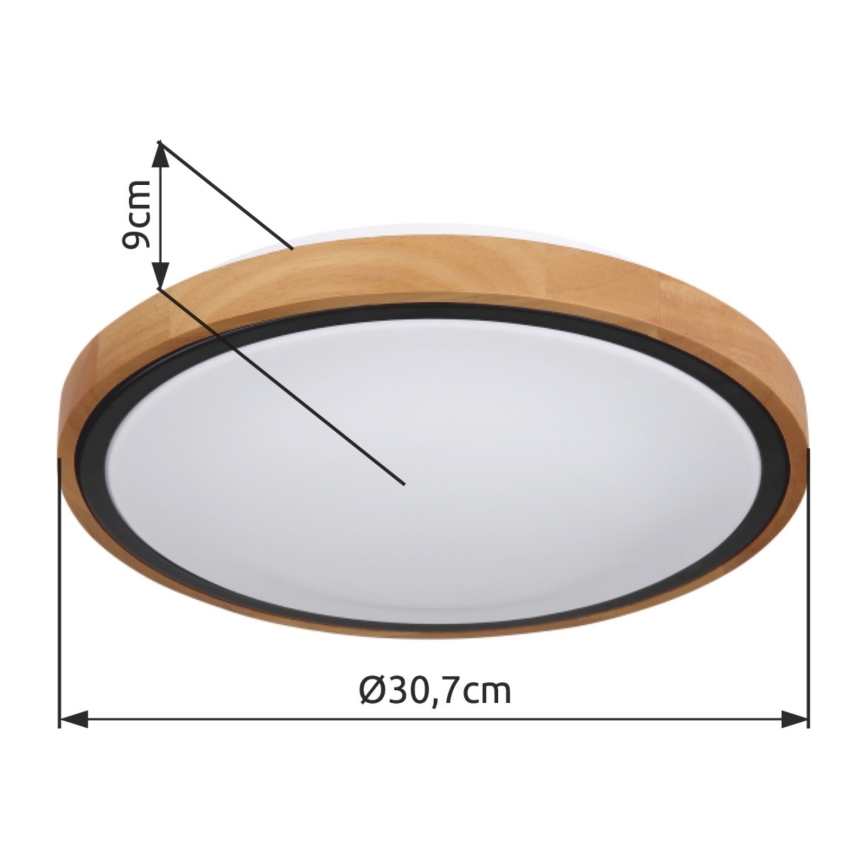 Globo - LED Ceiling light LED/12W/230V 307 mm 3000/4500/6000K