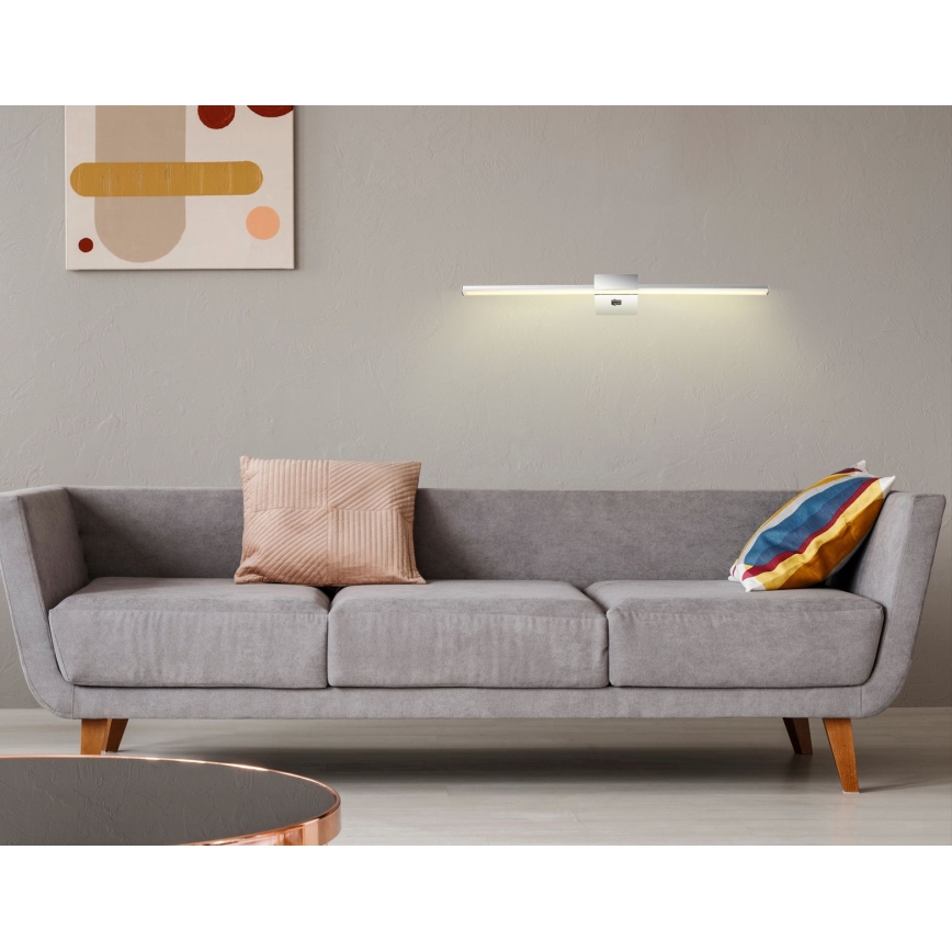 Globo - LED Picture light LED/12W/230V 61,5 cm shiny chrome