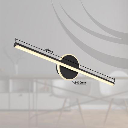 Globo - LED Bathroom mirror lighting LED/10W/230V 60,8 cm IP44 black