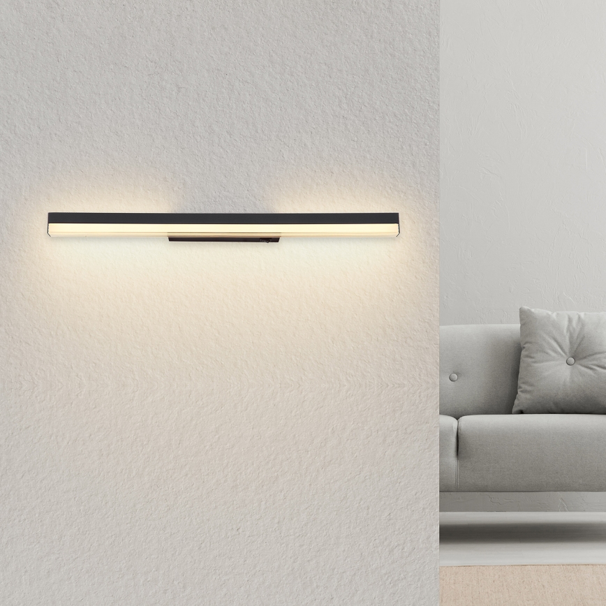 Globo - LED Wall light LED/12W/230V 3000/6000K 60 cm black