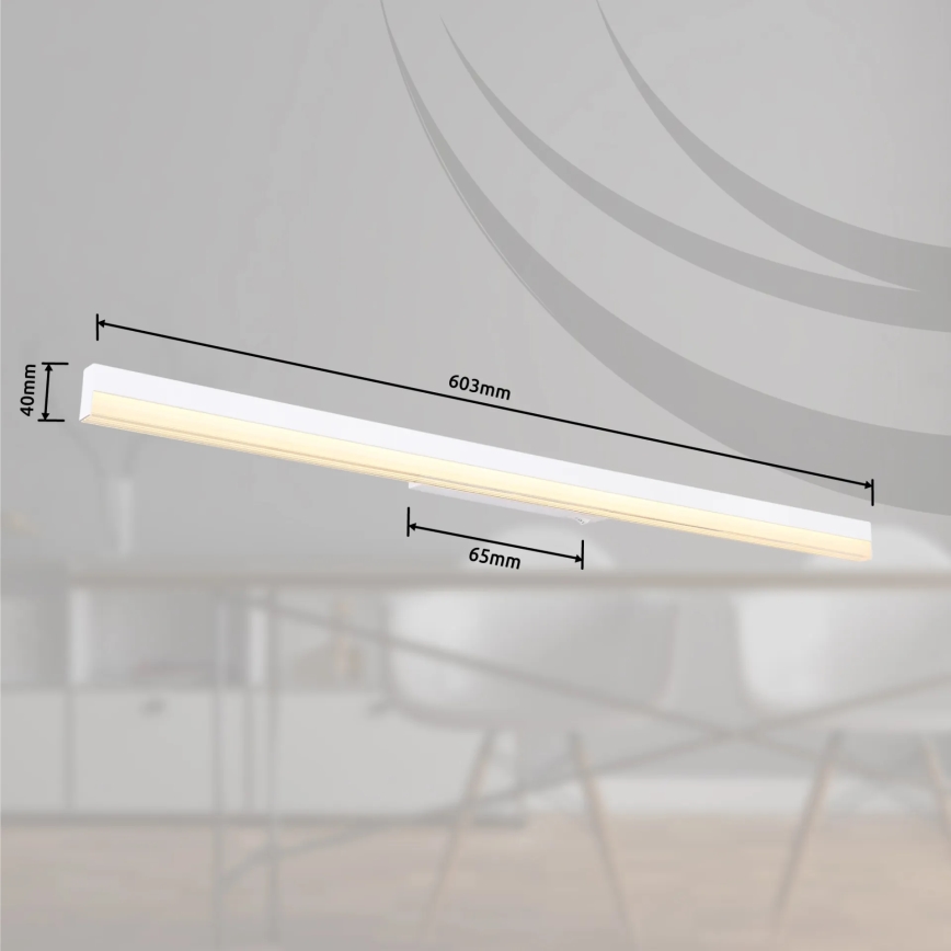 Globo - LED Wall light LED/18W/230V 3000/6000K 80 cm white