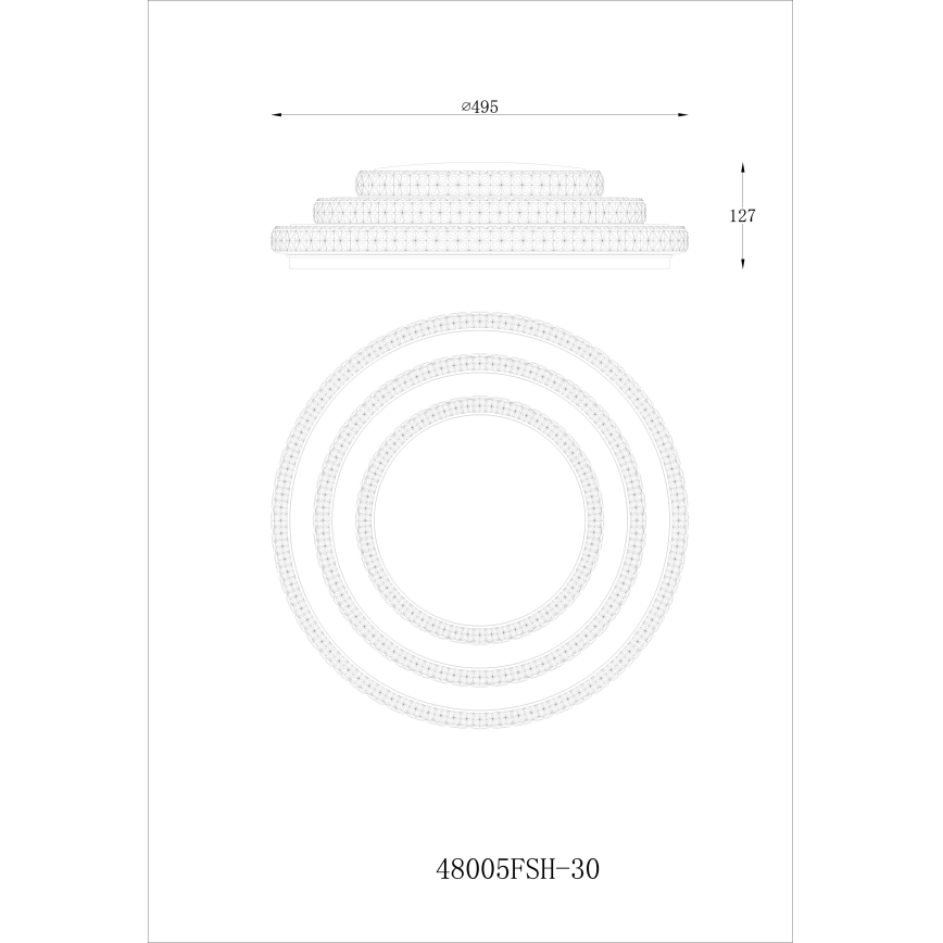 Globo - LED Dimmable ceiling light LED/30W/230V TUYA Wi-Fi + remote control
